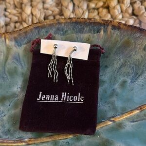 New Women’s Jenna Nicole Sterling Silver Multi Link Drop Earrings